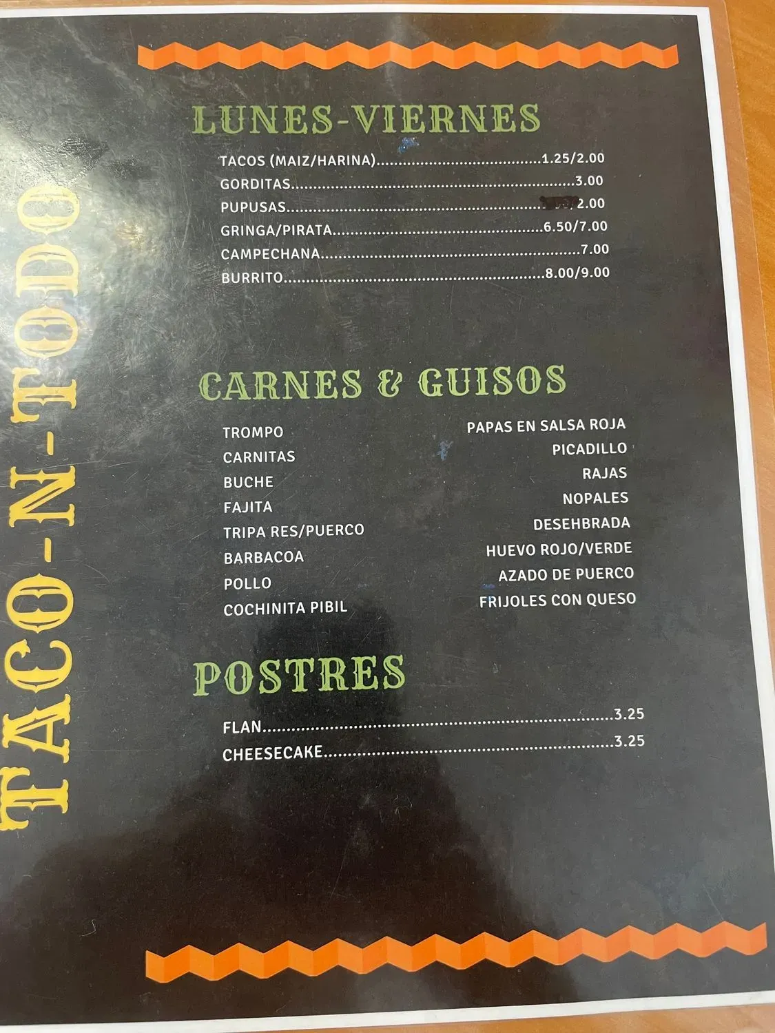 Menu 6