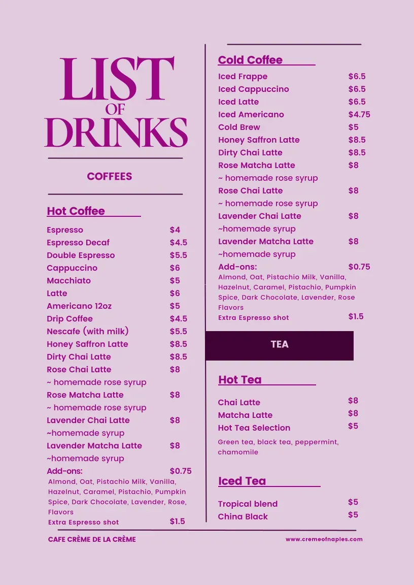 Menu 2