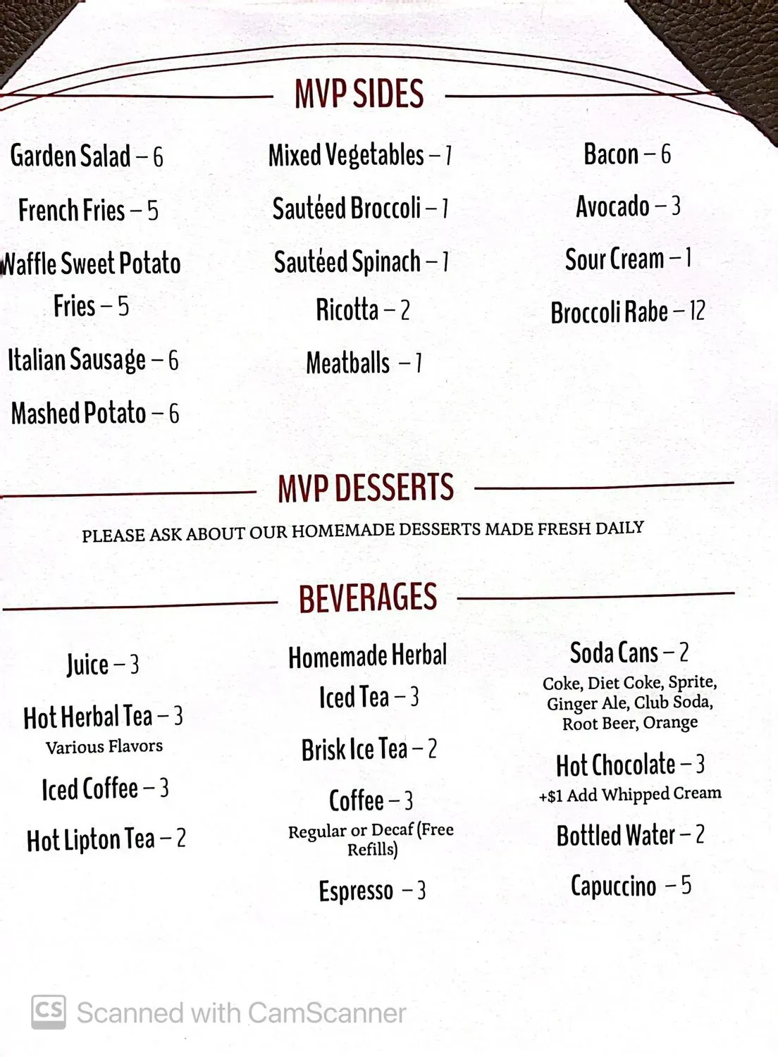 Menu 3