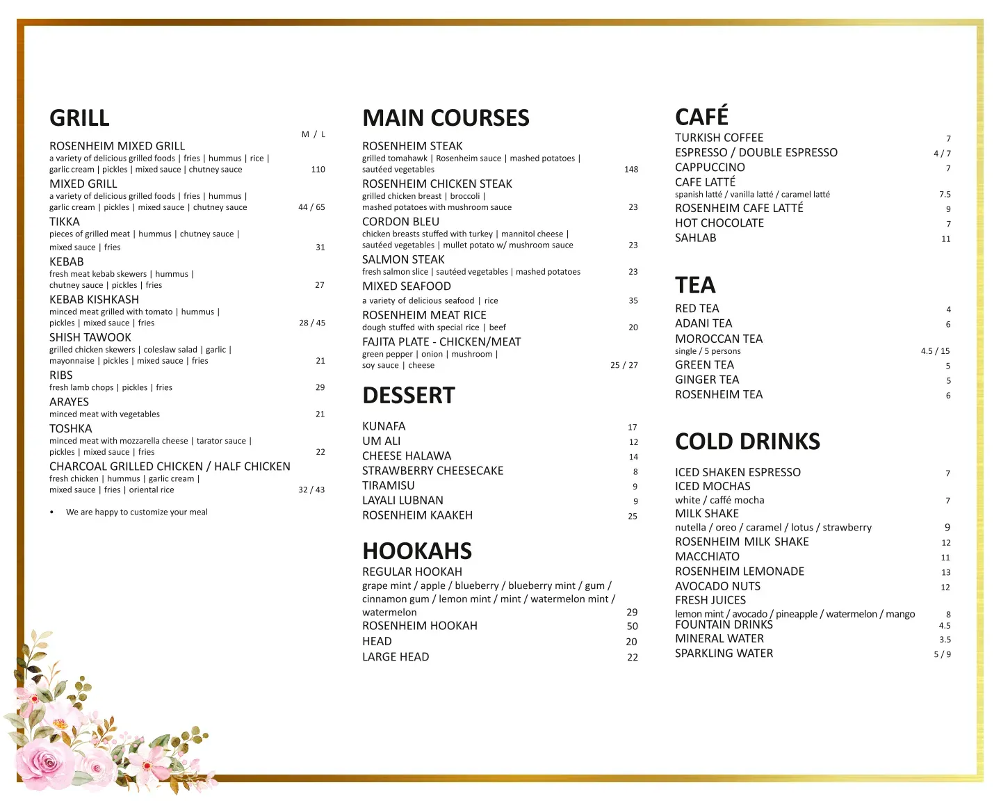 Menu 2