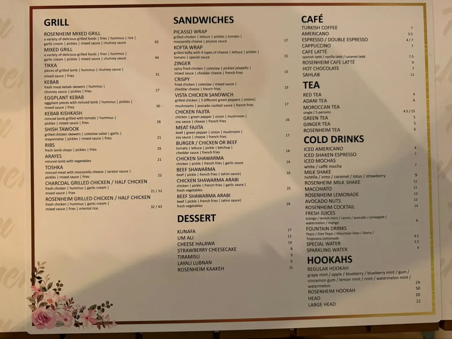 Menu 6