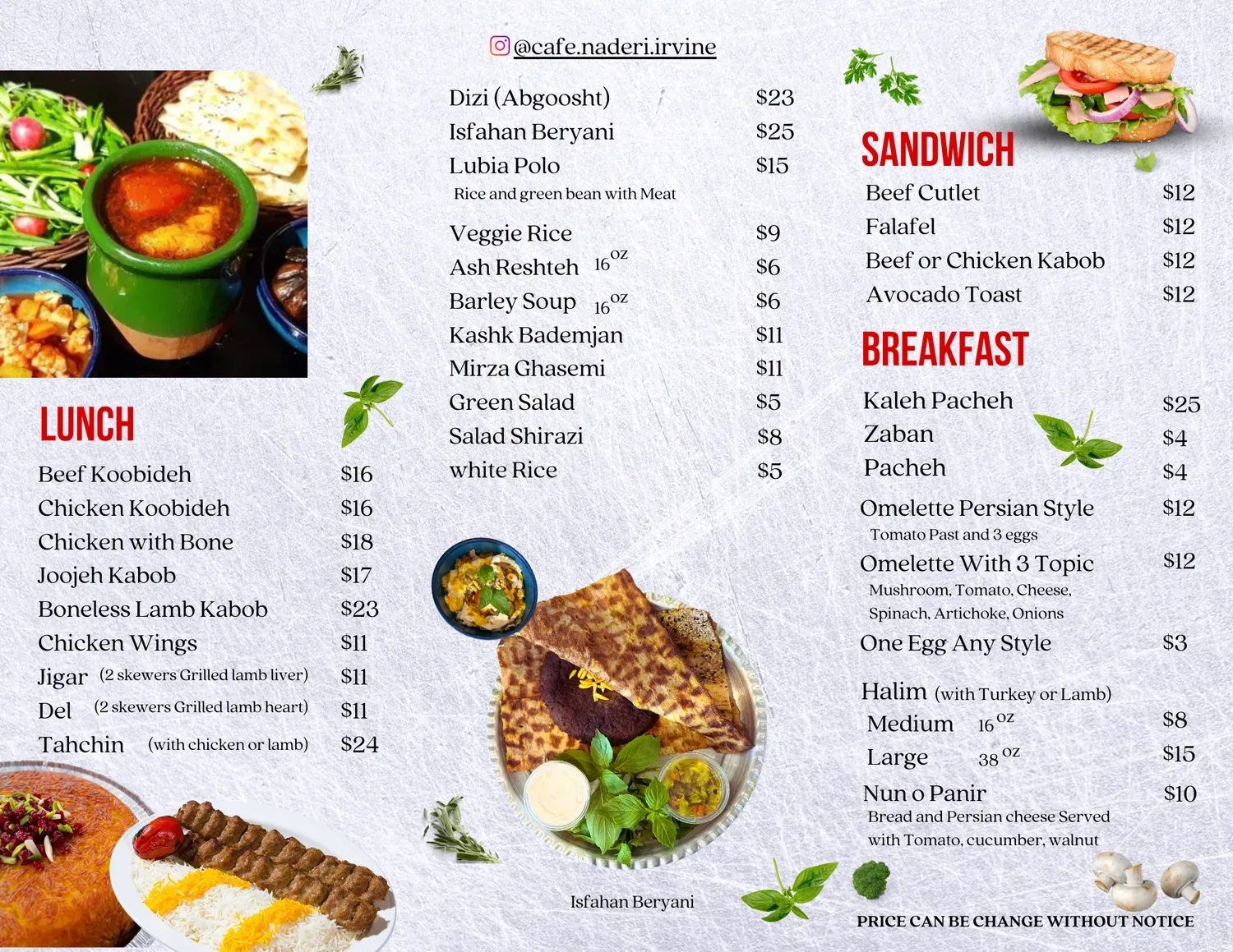 Menu 2