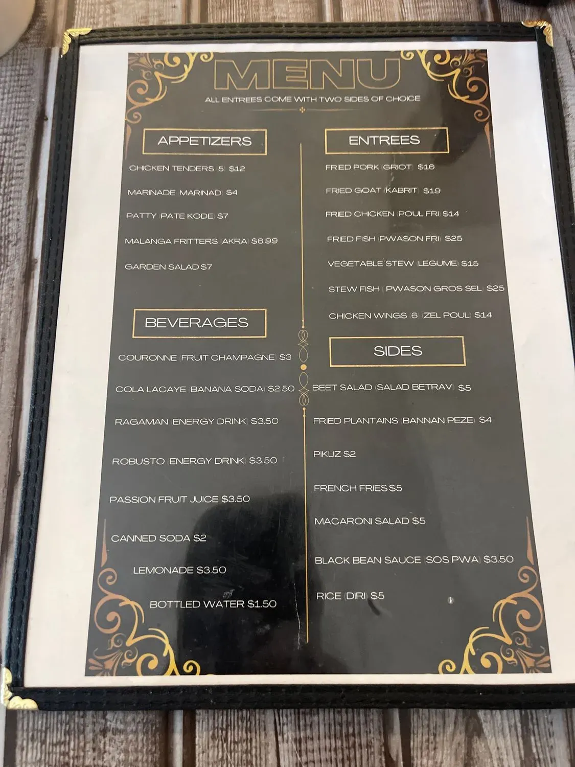 Menu 3