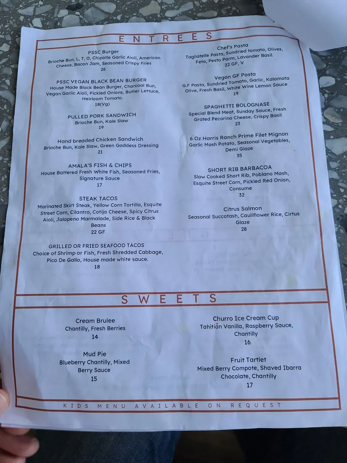 Menu 2