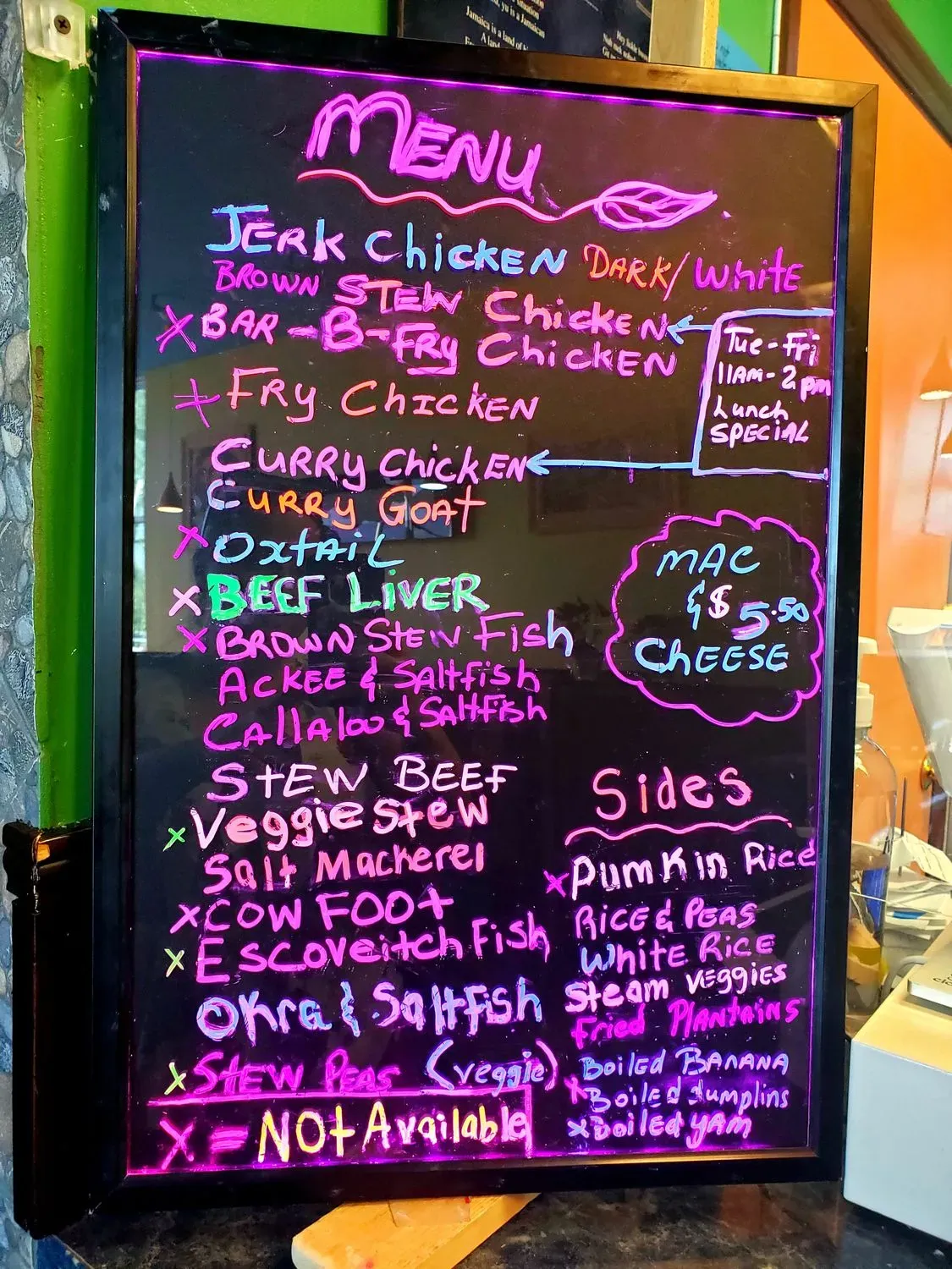 Menu 2