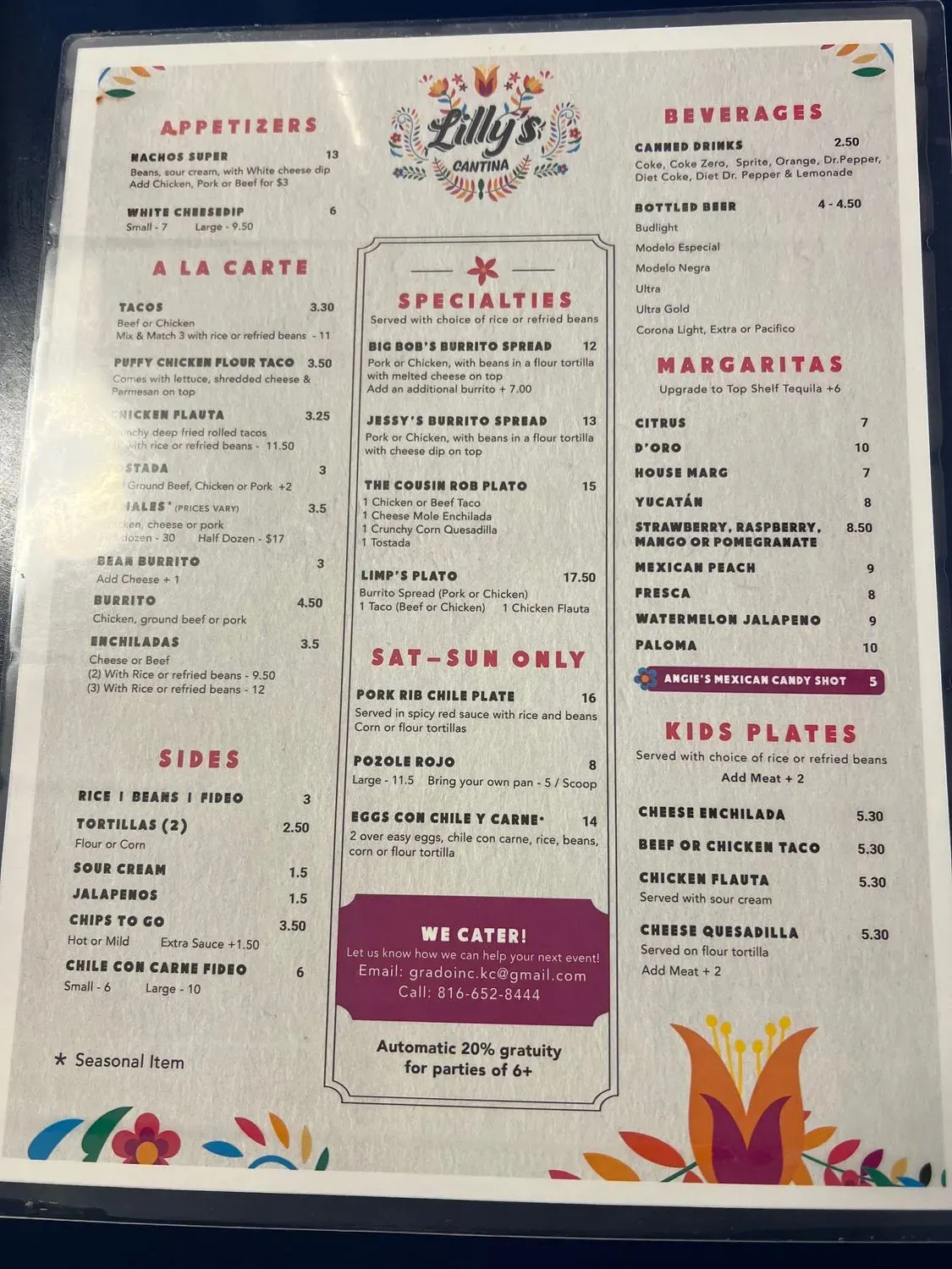 Menu 3