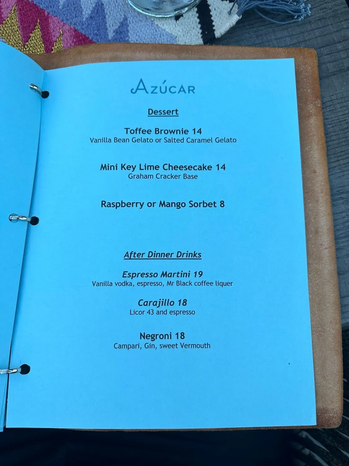 Menu 6