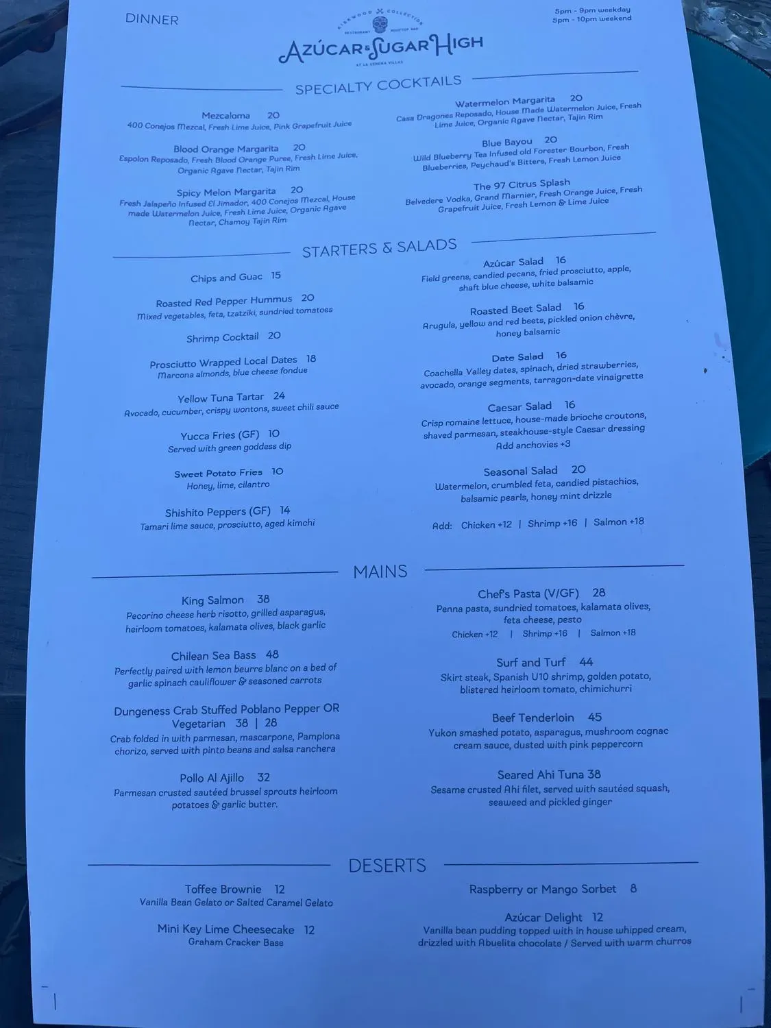 Menu 2