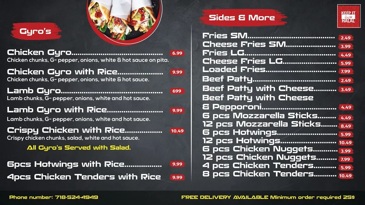 Menu 2