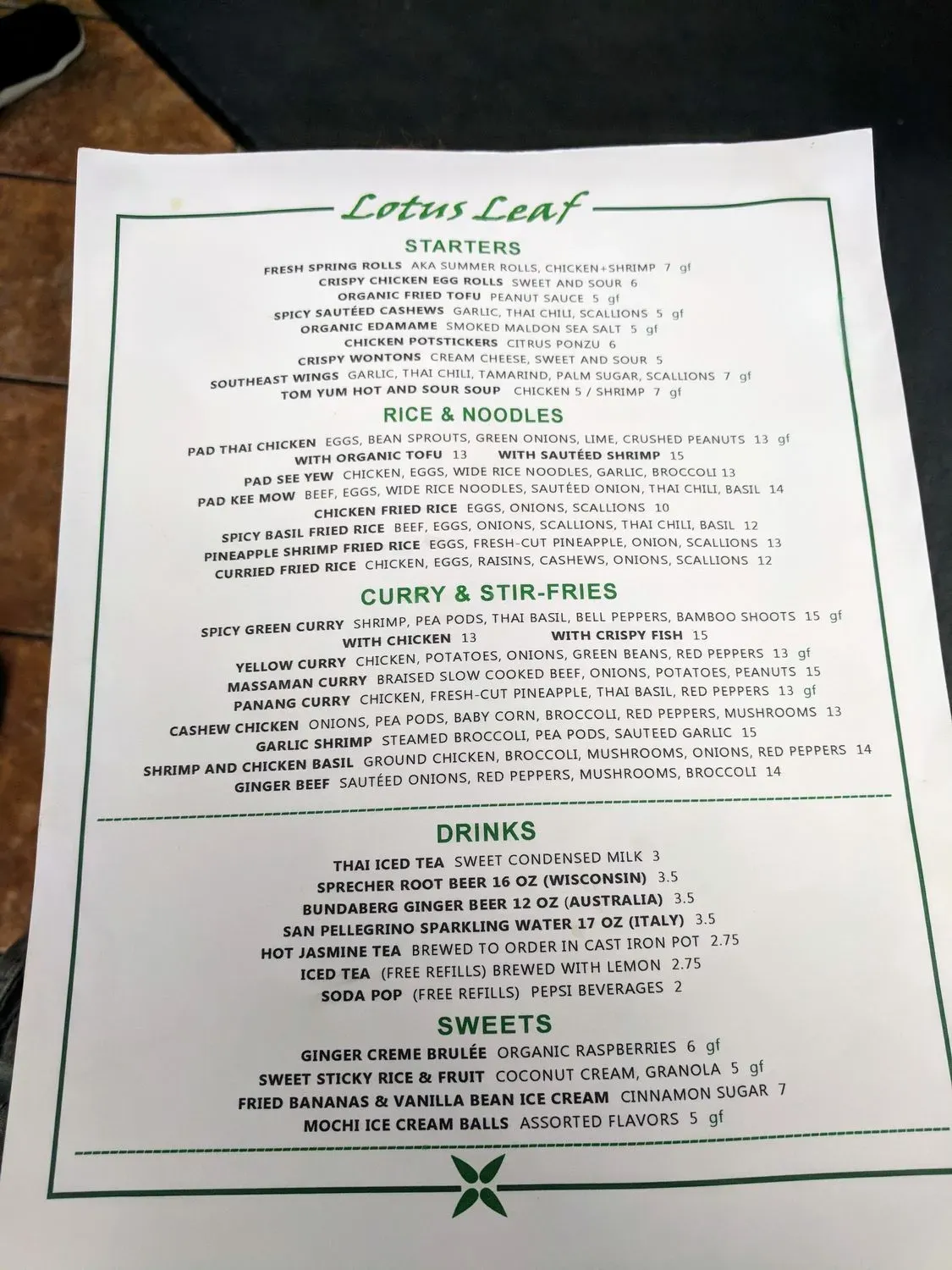 Menu 4