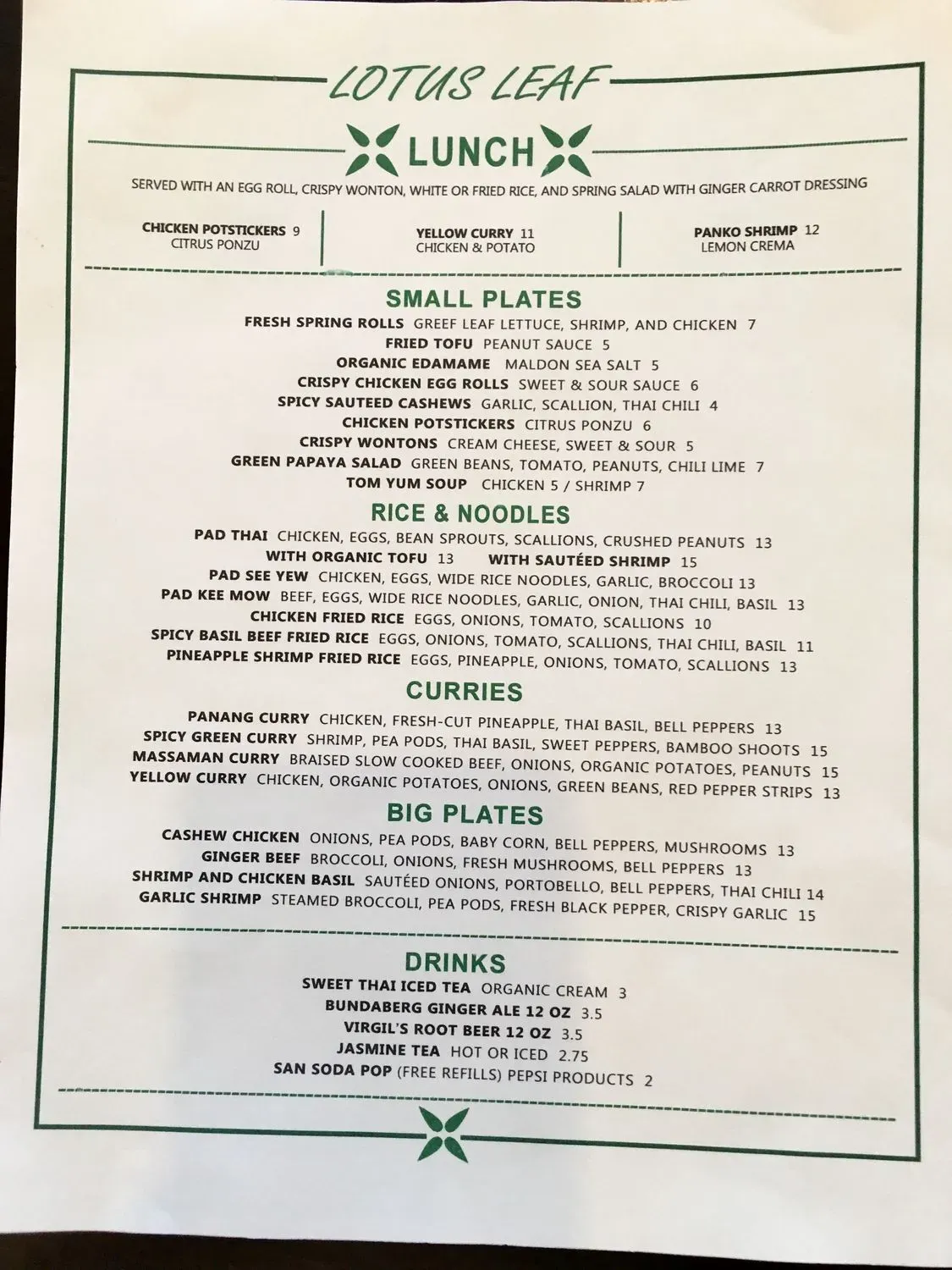 Menu 2