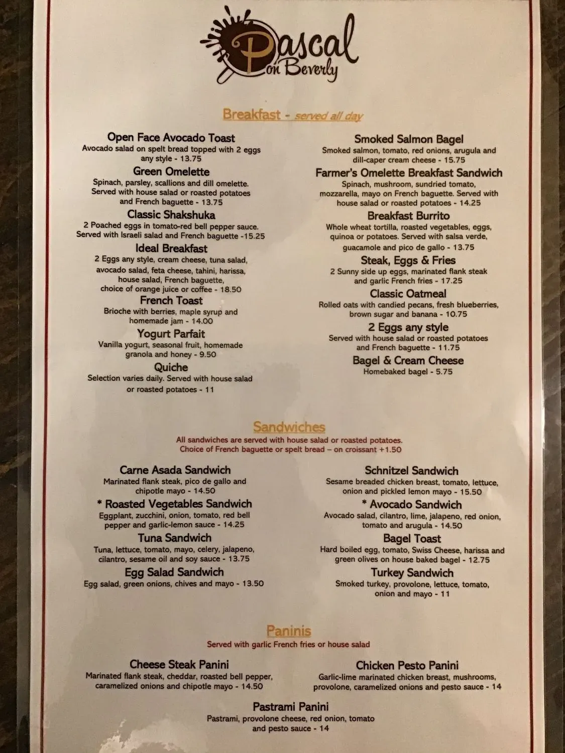 Menu 6