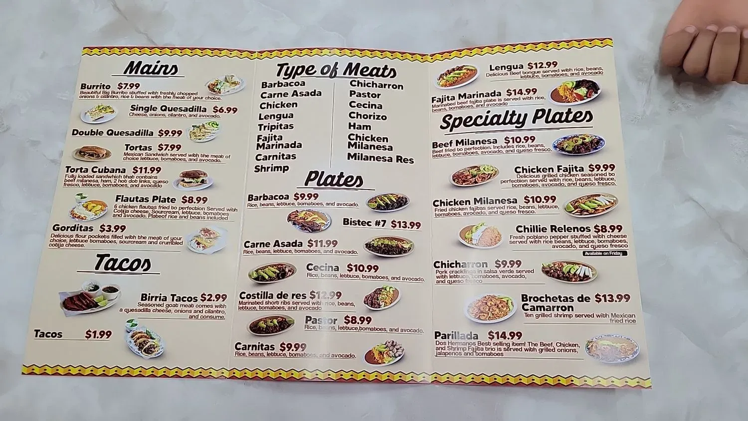 Menu 2