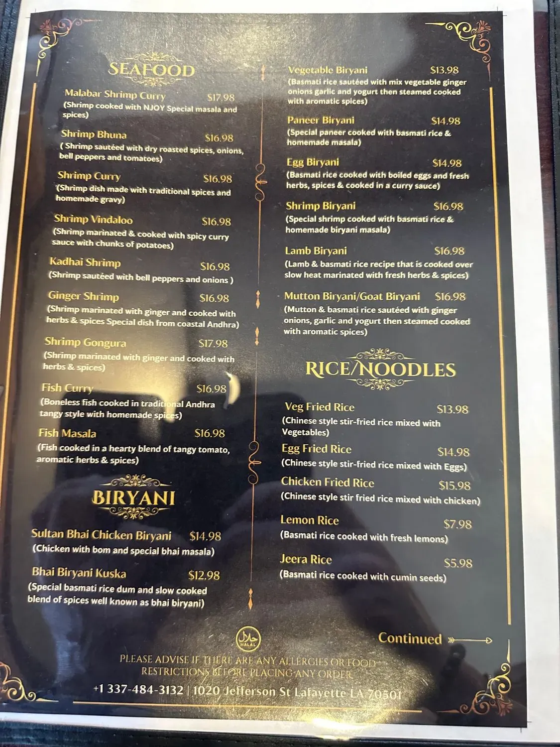 Menu 6