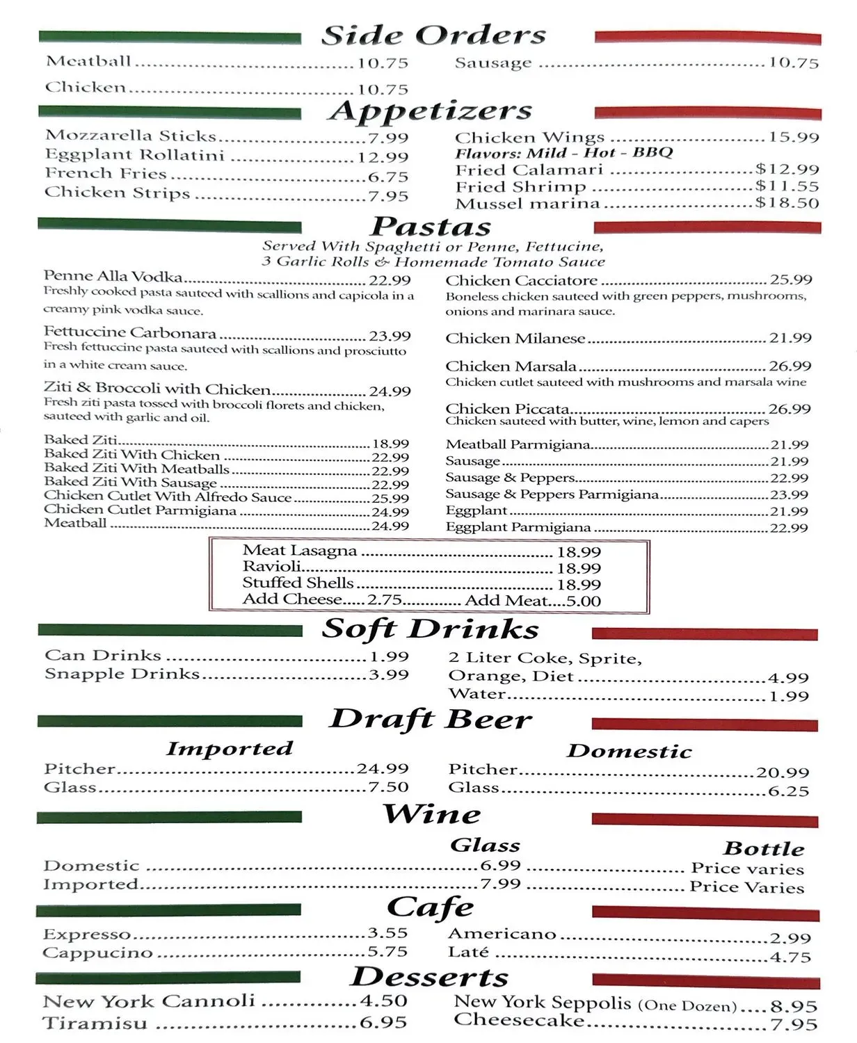 Menu 2