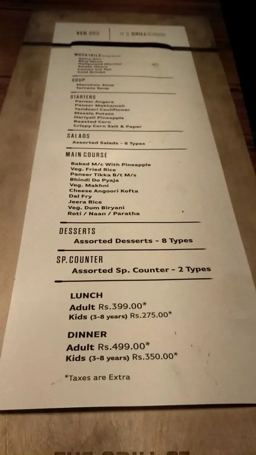 Menu 2