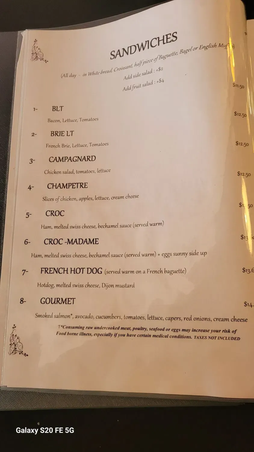 Menu 4