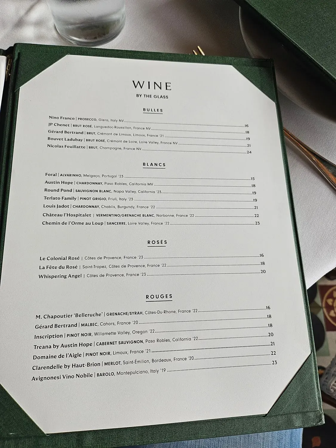 Menu 6