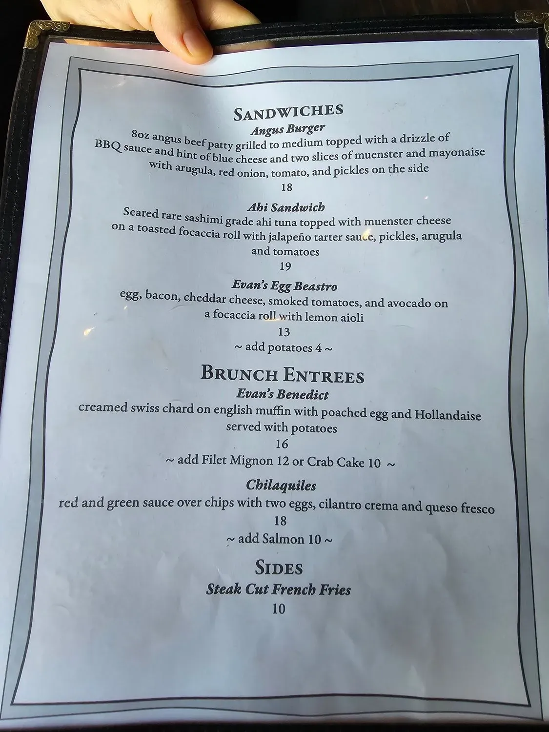 Menu 3