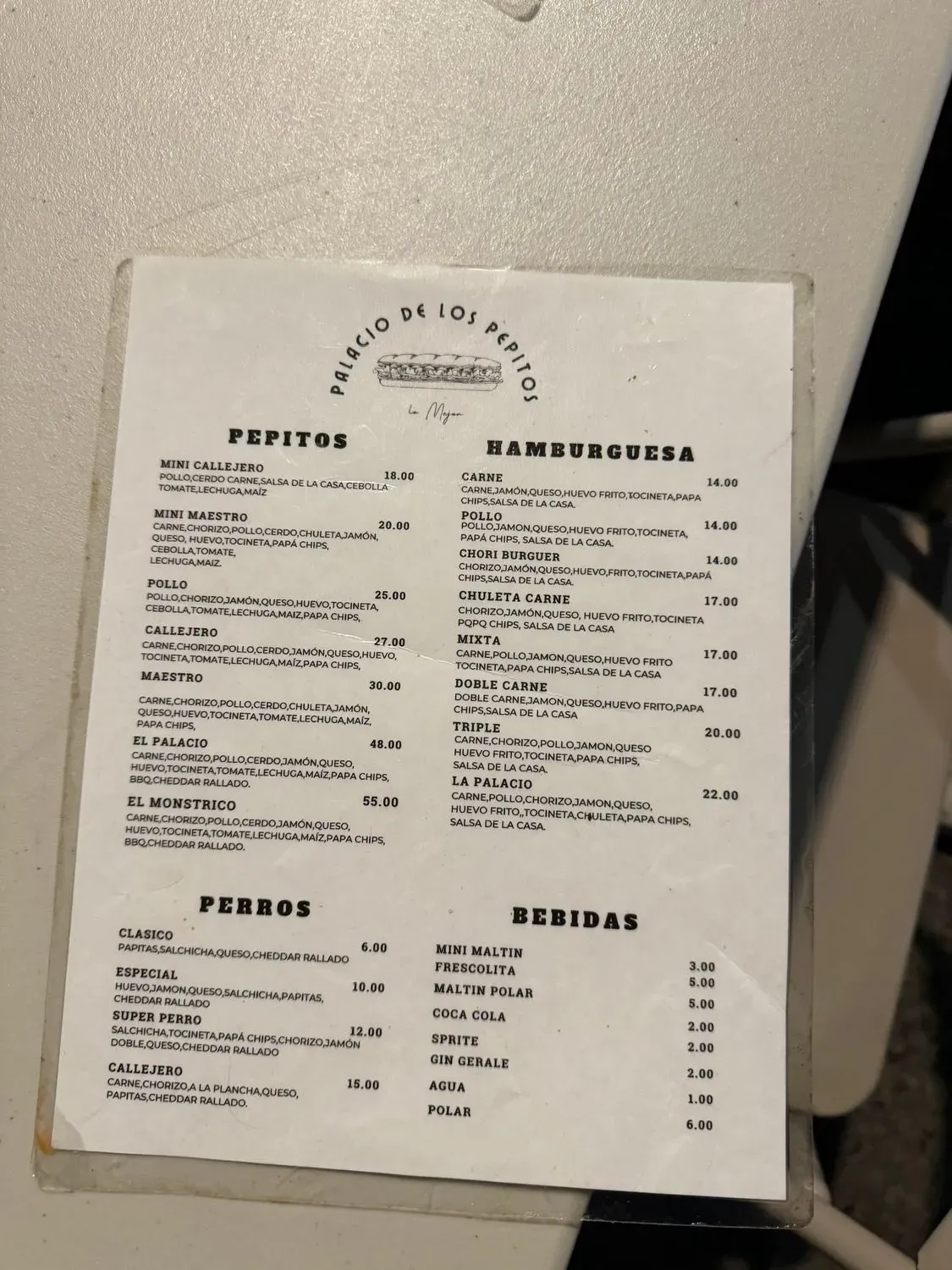 Menu 2