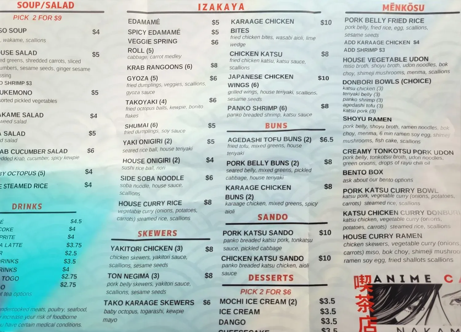 Menu 3