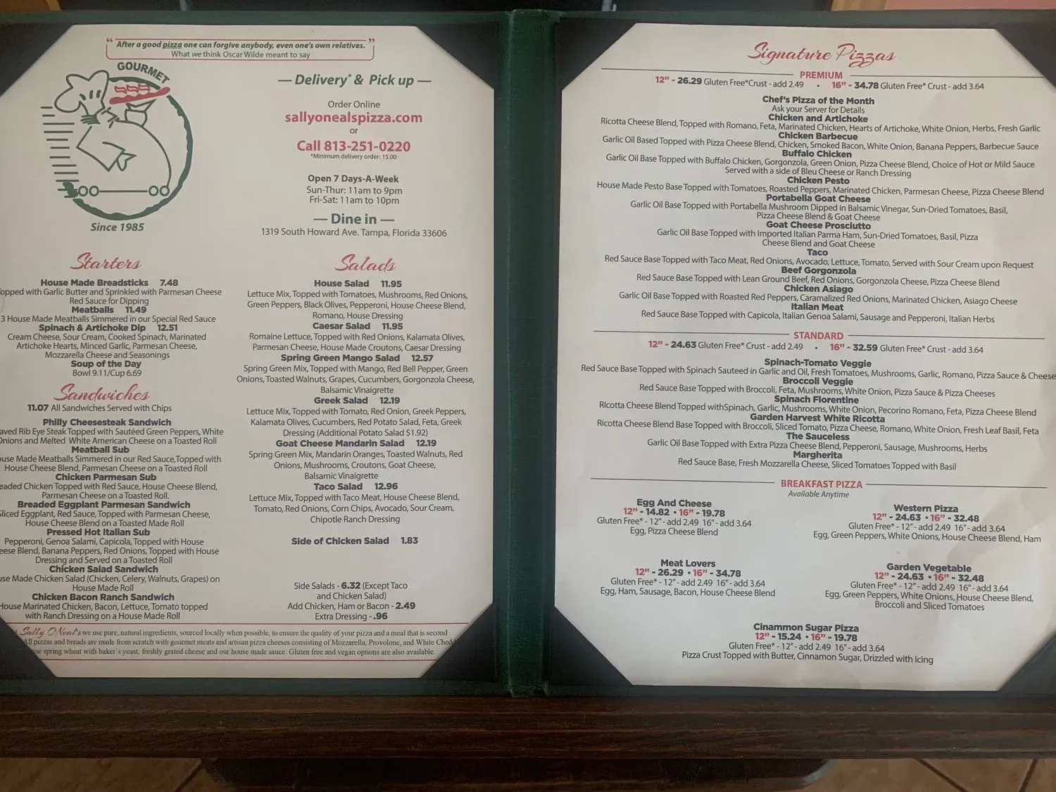 Menu 4