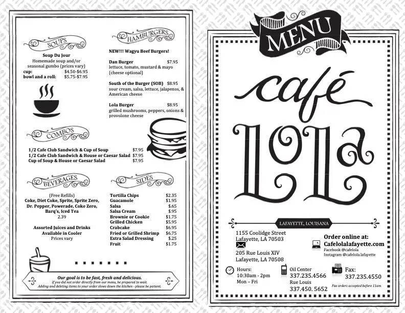 Menu 2