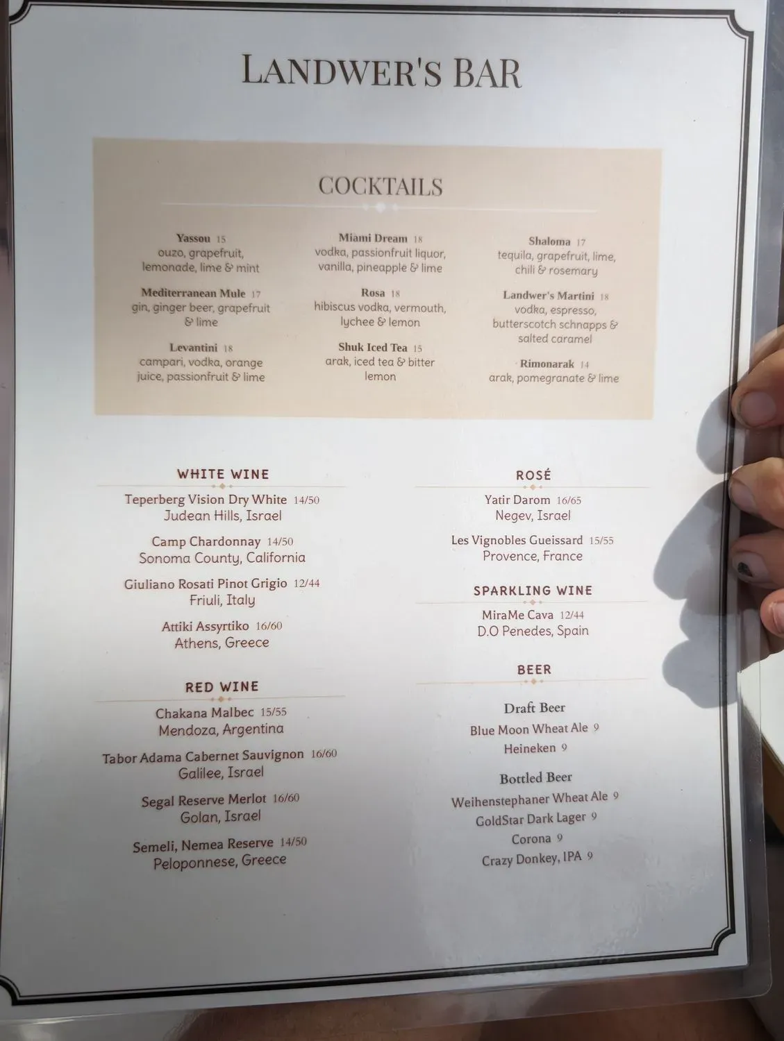 Menu 6