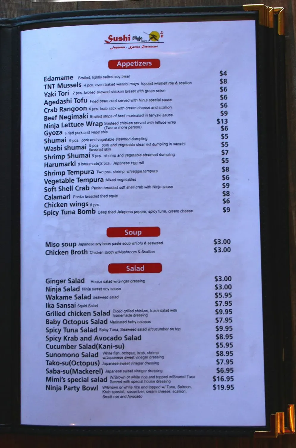 Menu 4