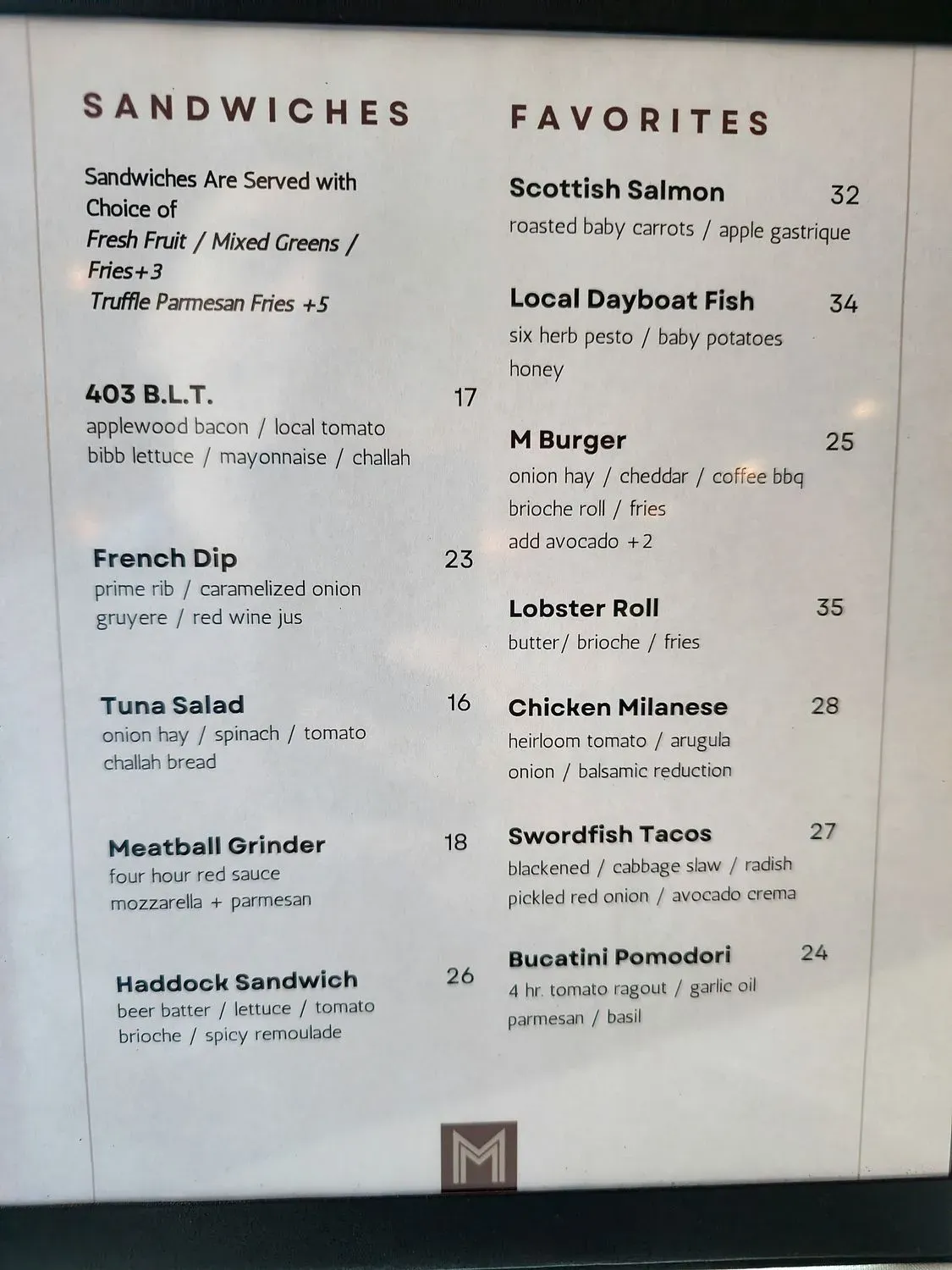 Menu 3