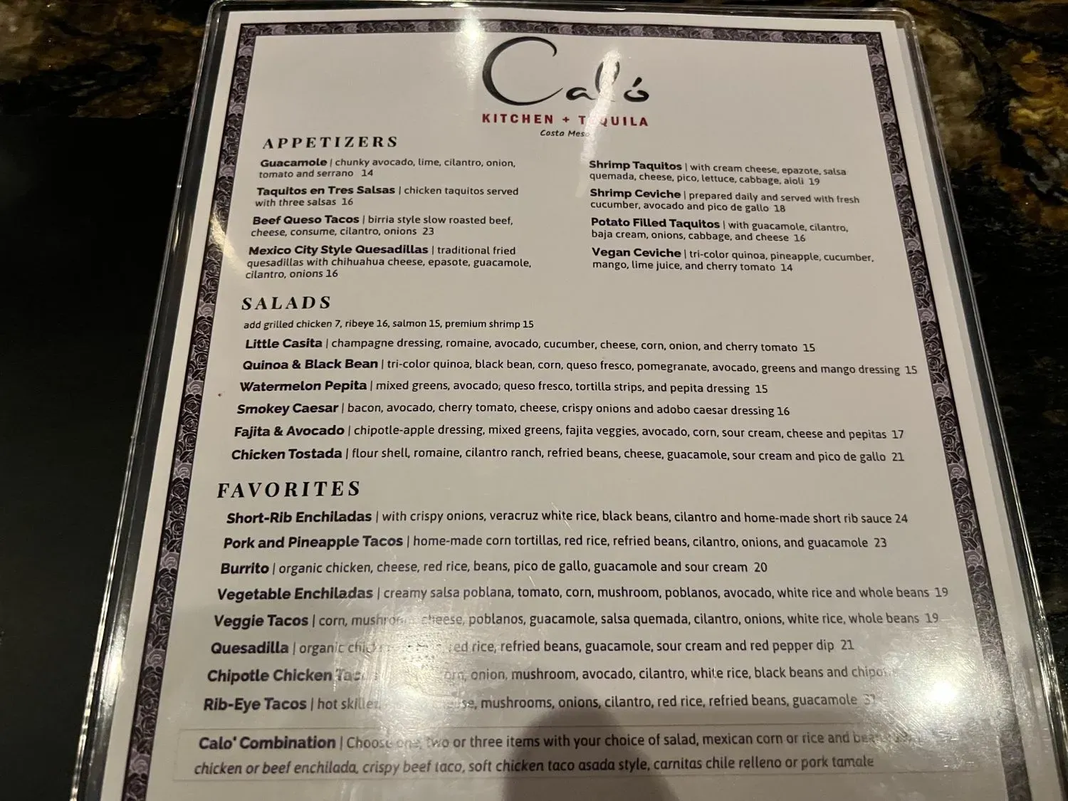 Menu 4