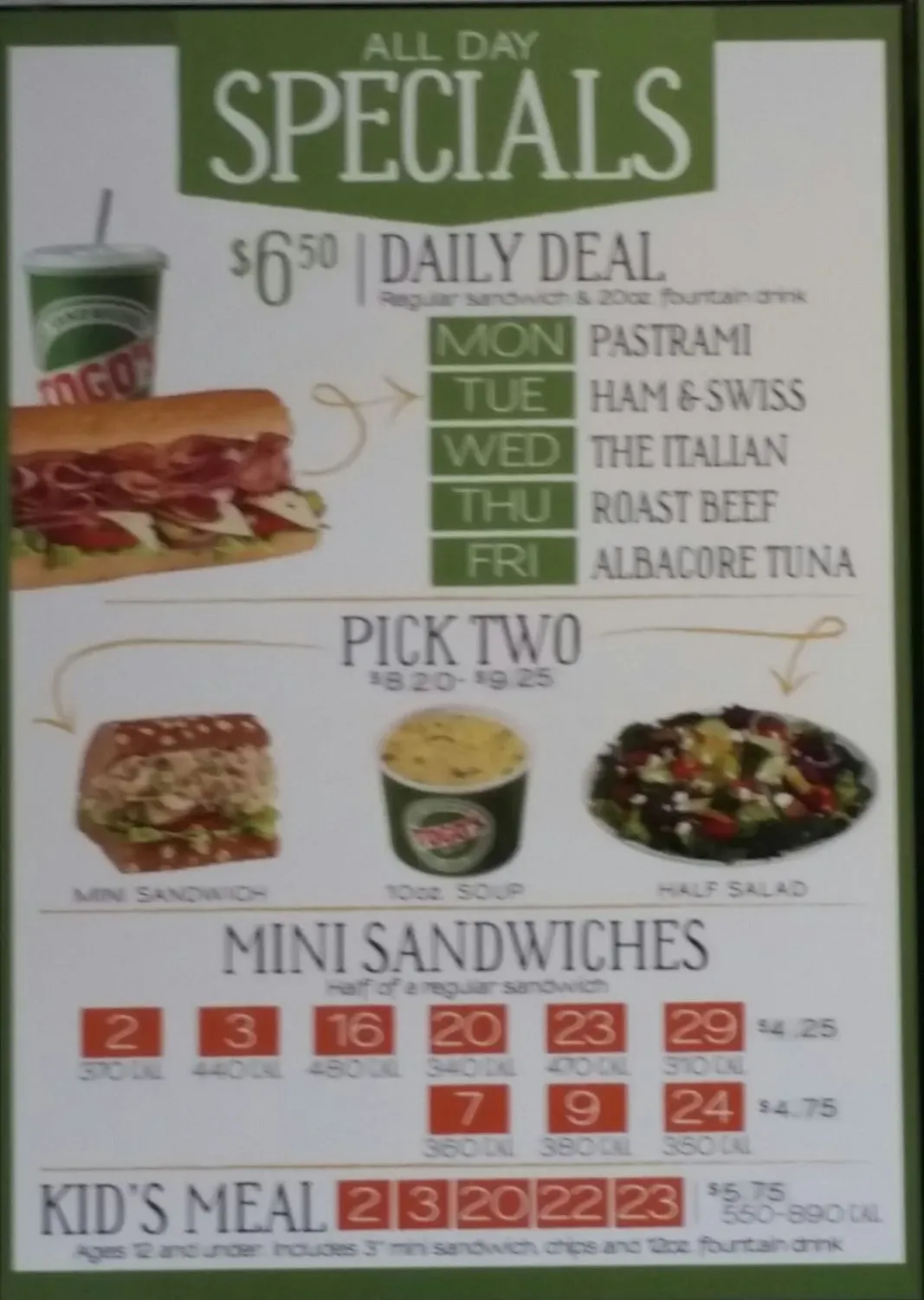 Menu 4