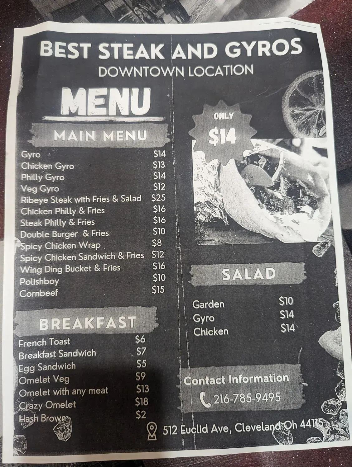 Menu 2