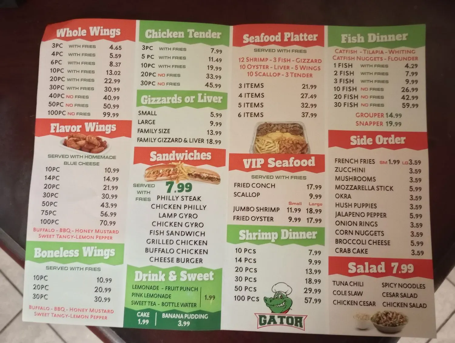 Menu 3