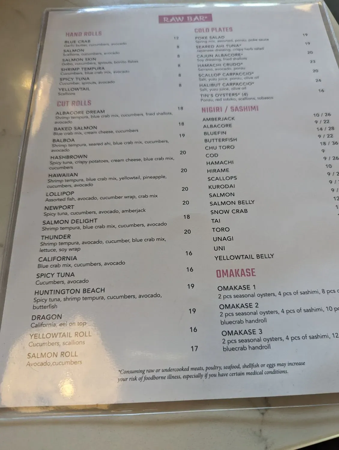 Menu 3