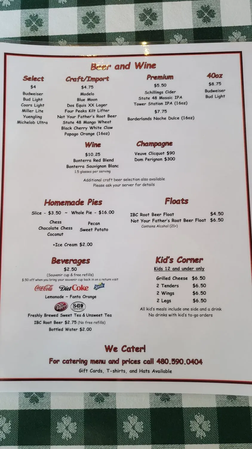 Menu 5