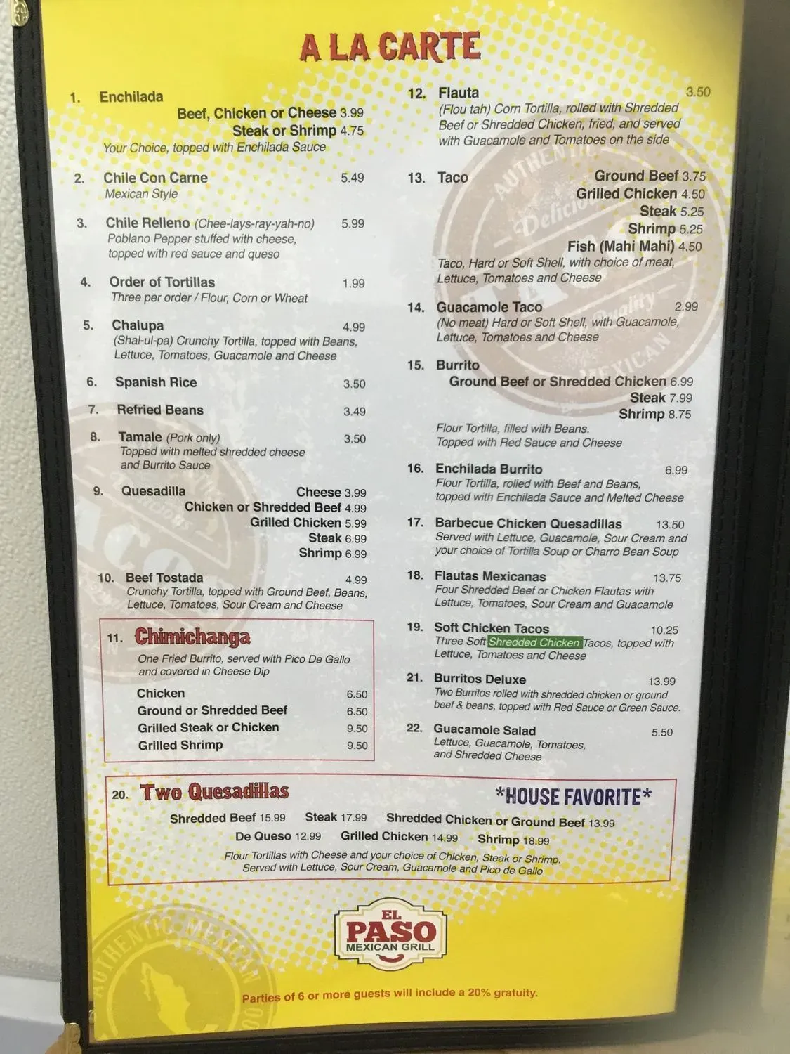 Menu 4