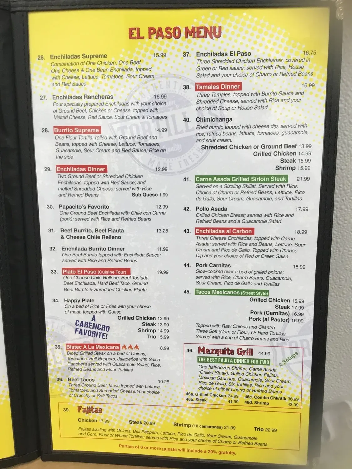 Menu 3