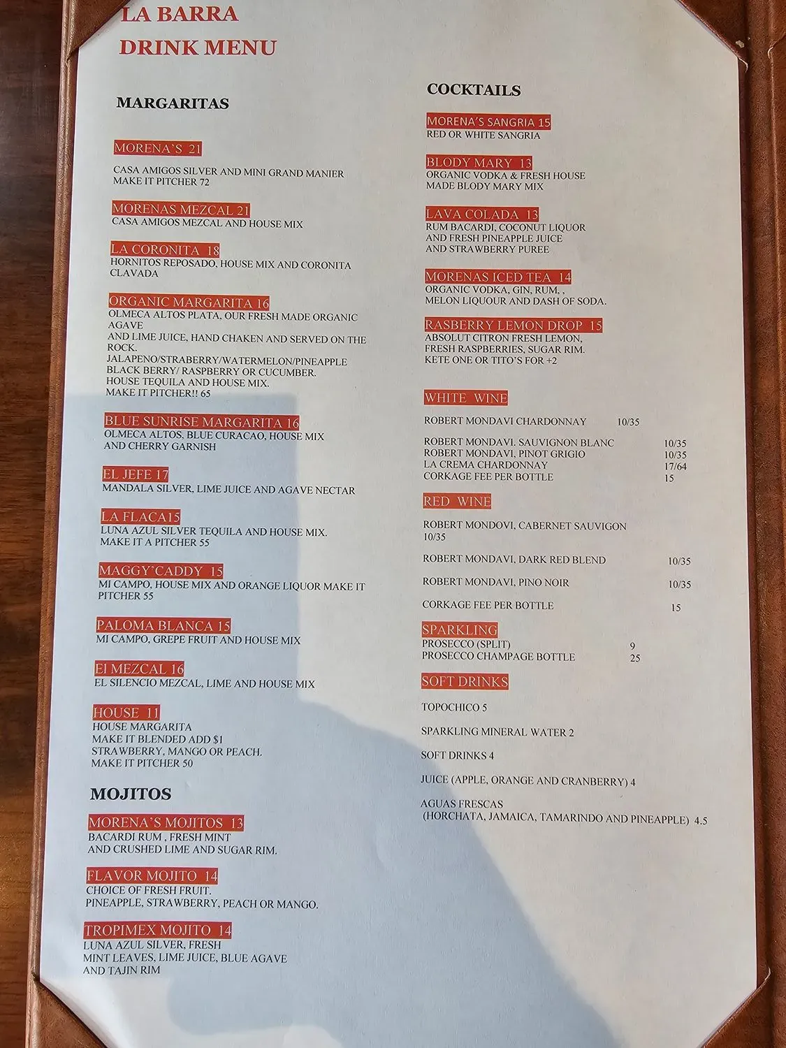 Menu 2