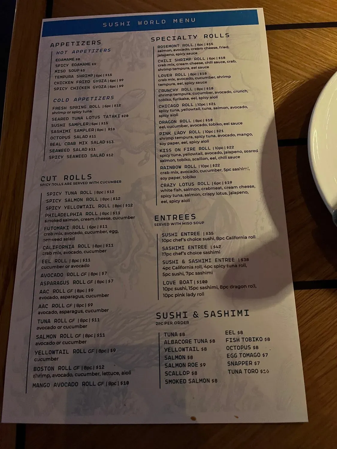 Menu 6