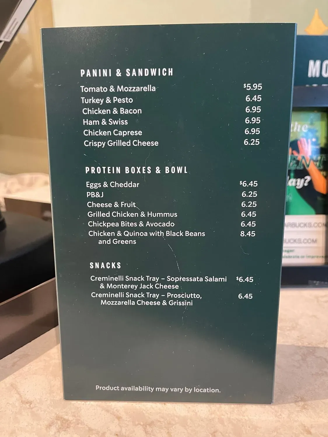 Menu 2