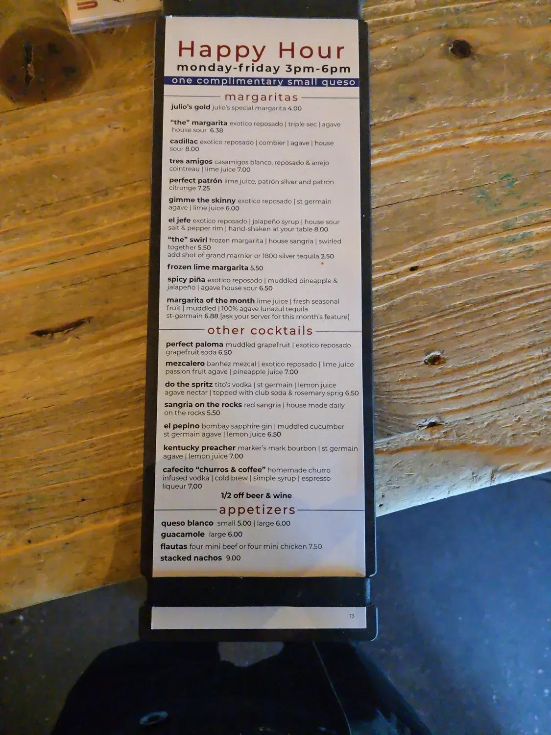 Menu 6