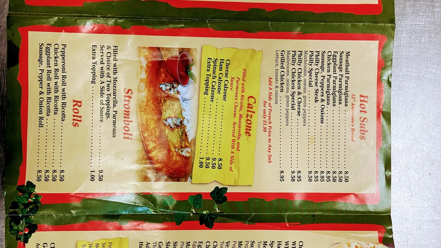 Menu 5