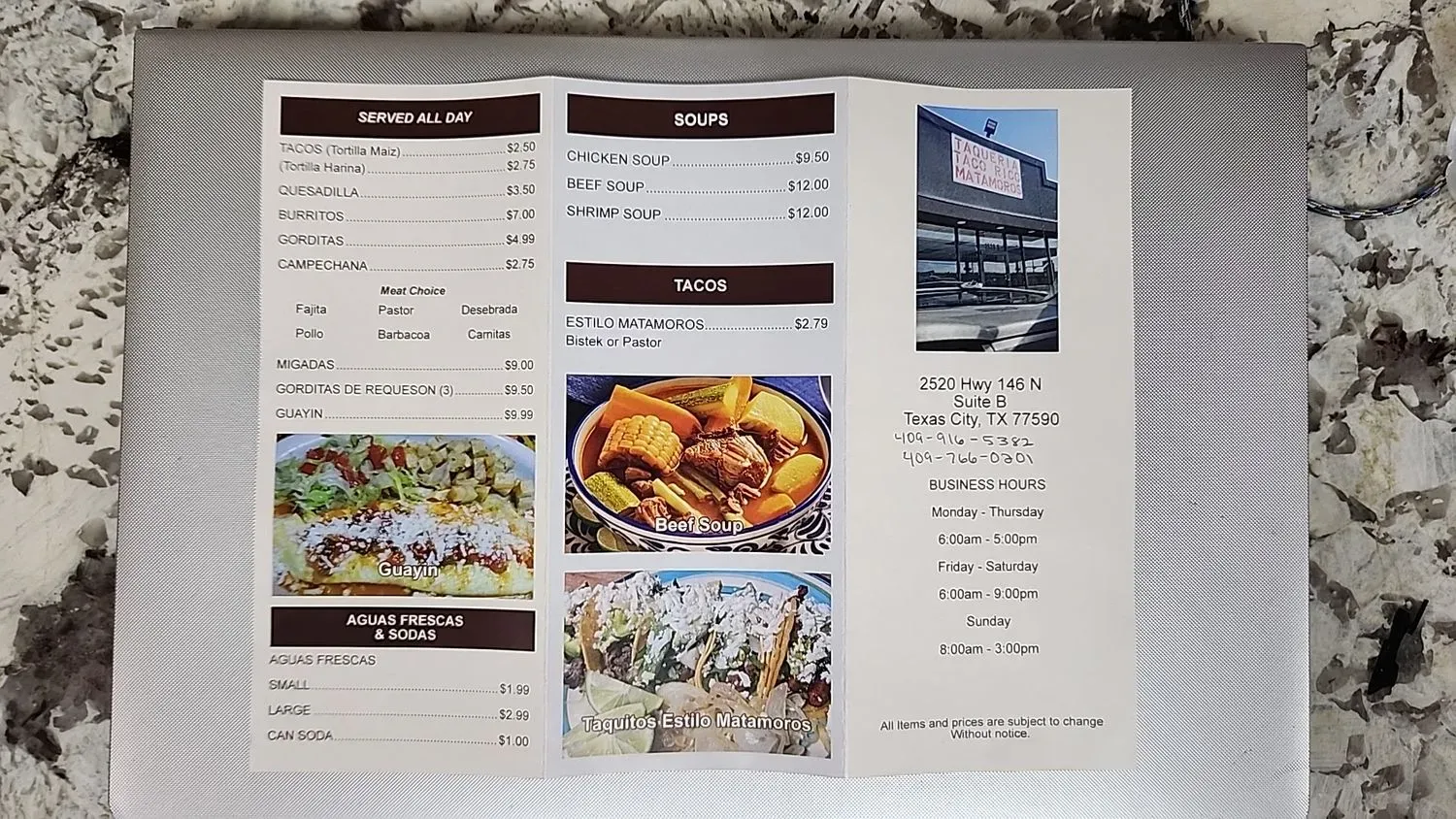 Menu 2