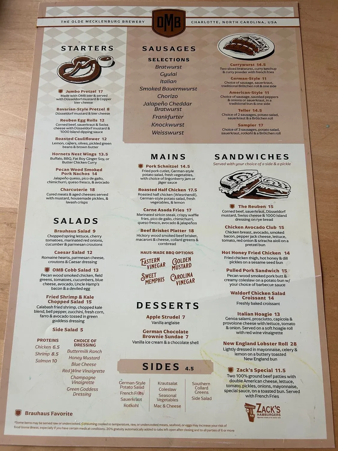 Menu 6