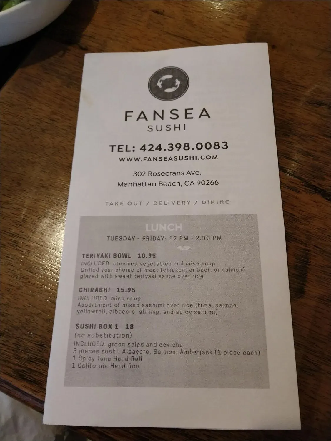 Menu 3