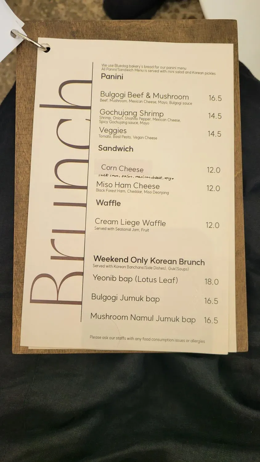 Menu 5