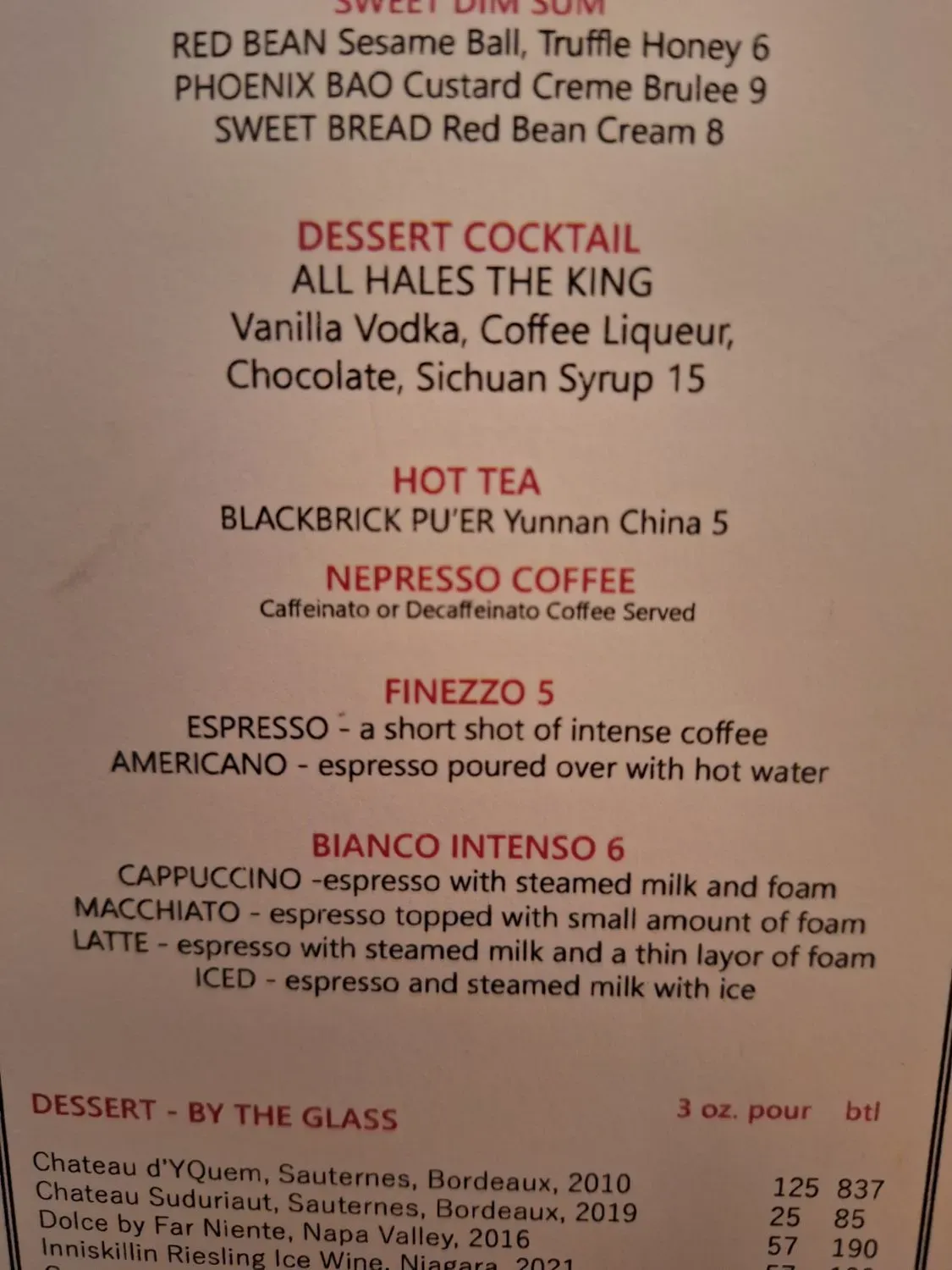 Menu 5