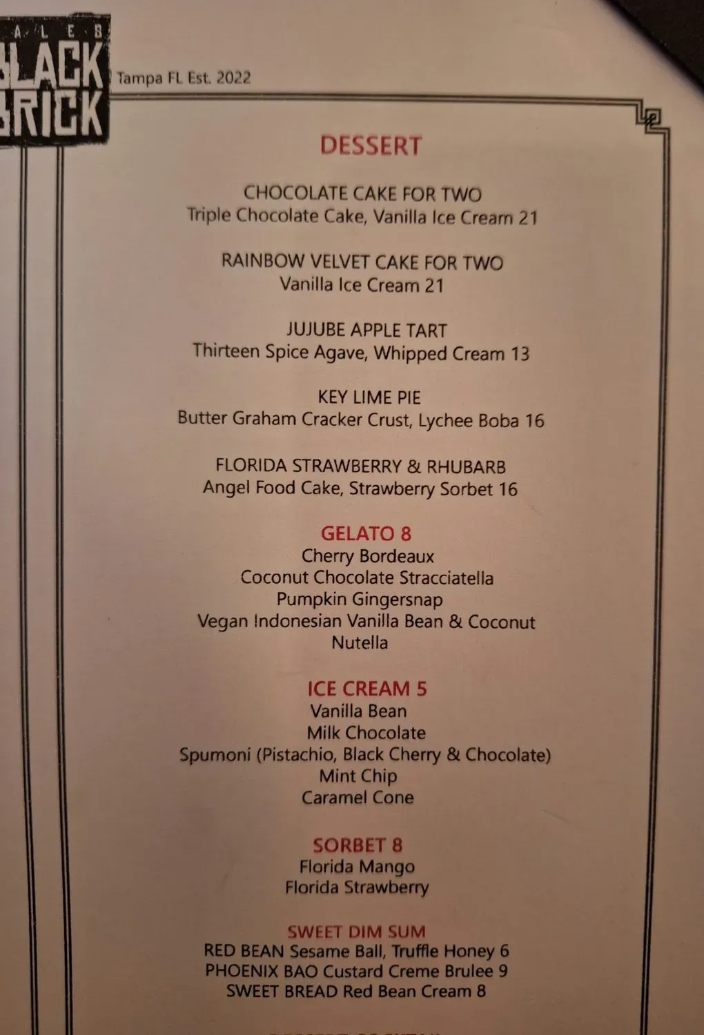 Menu 6