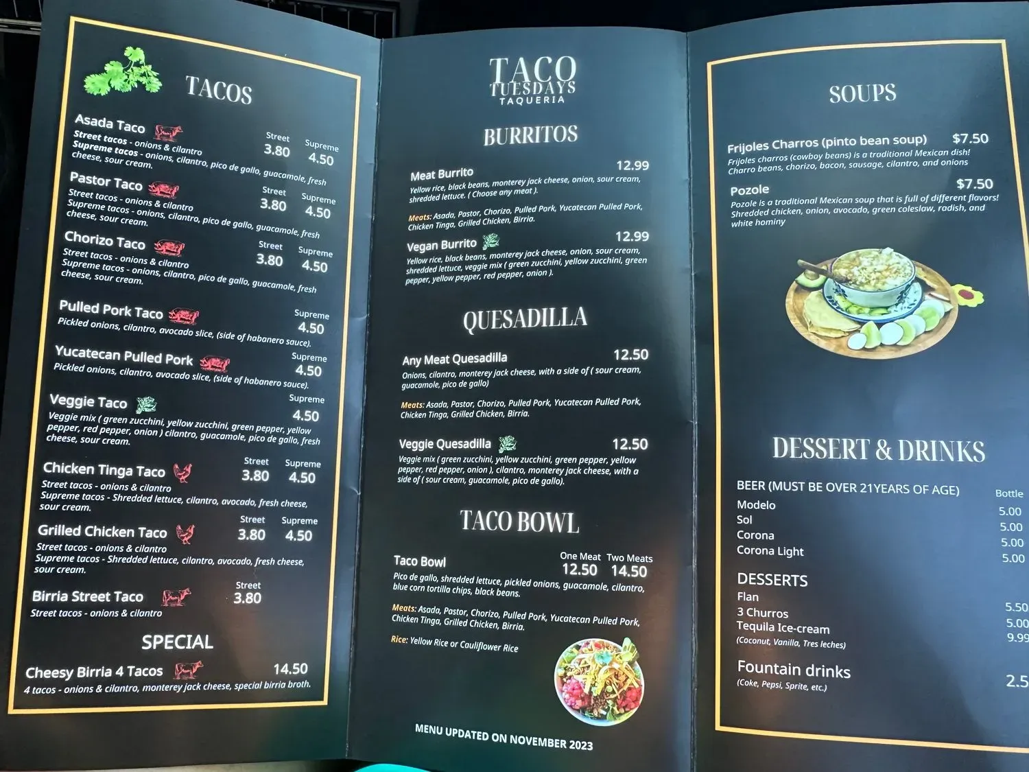 Menu 4